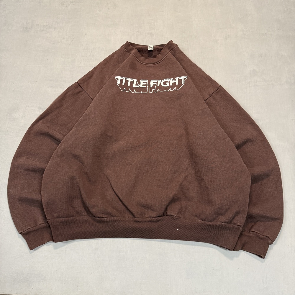 Printed Los Angeles Apparel Kids' crewneck sweatshirt 90s Brown Size XL